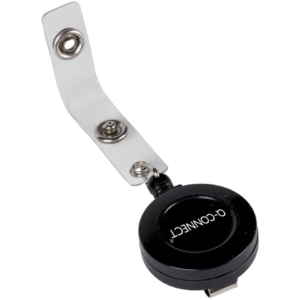 Cordoncino jojo per portabadge Q-Connect fino a 60 cm Nero - KF14147 (conf.10)