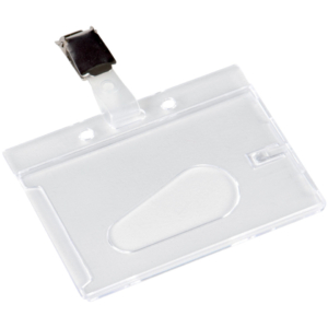 Portabadge Q-Connect 85x54 mm con clip - KF14148 (conf.10)