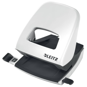 Perforatore 2 fori - 30 fogli Leitz NeXXt Series 5008 - Bianco metallizzato