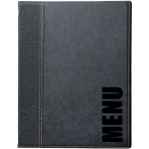 Portamenù Trendy Securit - Nero - MC-TRA4-BL