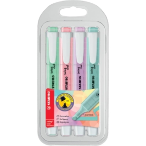 Evidenziatori Stabilo Swing® Cool Pastel 1-4 mm Assortito - 275/4-08 (conf.4)
