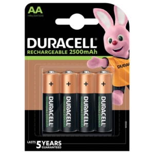 Batterie ricaricabili Duracell Precaricata Stilo 2400 mAh AA - DU75 (conf.4)