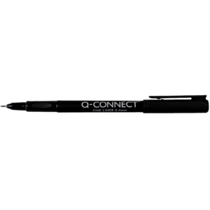 Fineliner Q-Connect 0,4 mm Nero (conf.10)