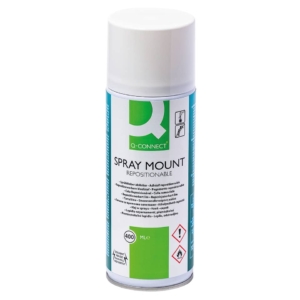 Colla spray non permanente Q-Connect bomboletta da 400 ml KF01071