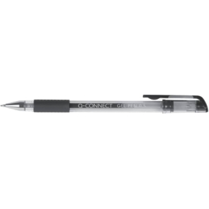 Penne a sfera inchiostro gel Q-Connect con cappuccio 0,35 mm Nero KF21716 (conf.10)