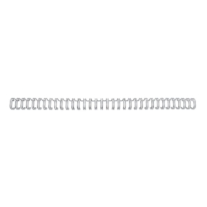 Dorsi a spirale metalliche a 34 anelli GBC WireBind 9 mm - fino a 85 fogli - A4 - Argento RG810697 (conf.100)