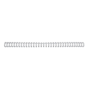 Dorsi a spirale metalliche a 34 anelli GBC WireBind 14 mm - fino a 125 fogli - A4 - Argento - RG810997 (conf.100)