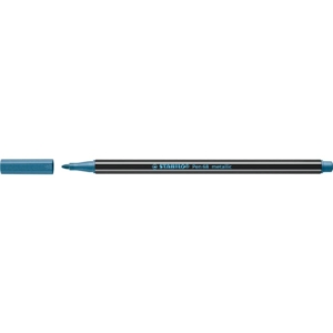 Pennarellino Stabilo Pen 68 metallic 1 mm - Blu metallizzato - 68/841