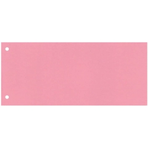 Separatori per archivio con due fori Q-Connect 24x10,5 cm 190g/m² Rosa (conf.100 pezzi)