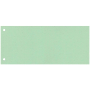 Separatori per archivio con due fori Q-Connect 24x10,5 cm 190g/m² Verde - KF00518 (conf.100 pezzi)