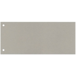 Separatori per archivio con due fori Q-Connect 24x10,5 cm 190g/m² Grigio - KF00513 (conf.100 pezzi)