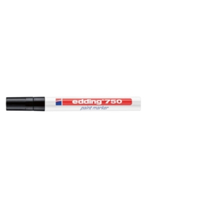 Pennarello a vernice Nero - Edding 750 - tonda - 2-4 mm