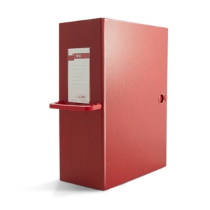 Cartella portaprogetti Big Sei Rota con maniglia - Dorso 12 - 25x35 cm - Rosso
