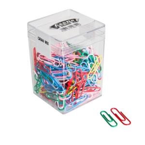Clip Graffette Gran Mix 125 Leone Dell'Era - Assortito - FXPB125GMIX (conf.125)