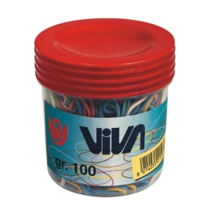 Elastici Viva - Barattolo colori e formati Assortiti (conf.100gr)