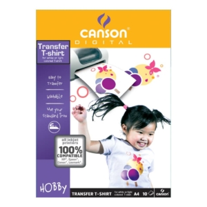 T-Shirt transfer Canson Bianche - A4 - 140g/m² - 204567480 (conf.10)