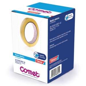Nastri adesivi Trasparenti Comet Cellophane - Torre - 19 mm x 66 m (conf.8)