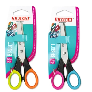 Forbice Soft Arda - 13 cm - plastica morbida/acciaio inox Assortito - FB1308