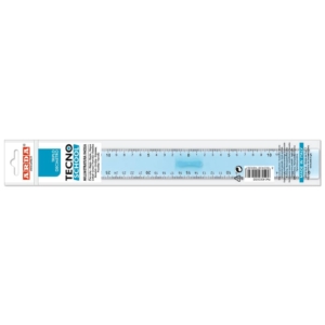 Tripli decimetri ARDA Linea Tecnoschool polistirolo termoresistente Azzurro Trasparente 30 cm - 406SS (5 pezzi)