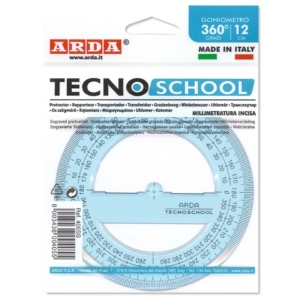 Linea Tecnoschool Arda - Goniometro 360° - 360° 12 cm