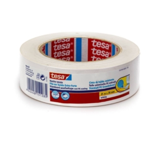Nastro telato colorato Tesa - 38 mm x 25 m - Bianco