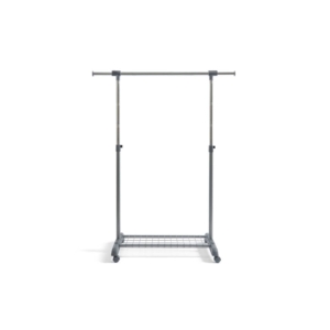 Stender appendiabiti La Piacentina - una barra - 89x95/167 cm - Argento - 0511