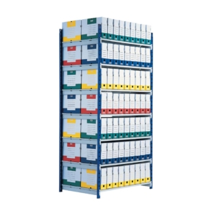 Aggiunta per Scaffalatura metallica RANG'ECO Paperflow Blu - 5 ripiani - 100x70x200 cm