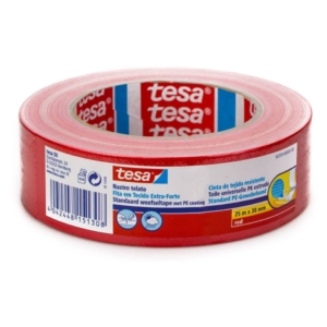 Nastro telato colorato Tesa - 38 mm x 25 m - Rosso