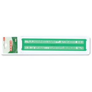 Normografo Norme Uni Arda - 22,9x4,8 cm - 7 mm - 3007
