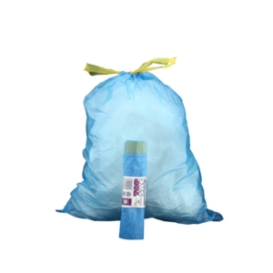 Sacchi per immondizia Cagliplast - 50x60 cm - 30 litri - 16µm - Azzurro - 10242 (conf.15)