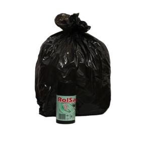 Sacchi per immondizia Cagliplast - 50x60 cm - 30 litri - 16µm - Nero (conf.20)