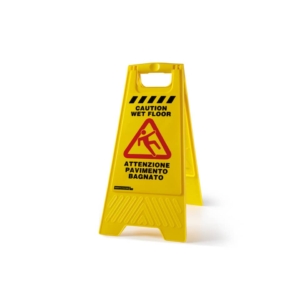 Segnalatore pavimento bagnato Perfetto Giallo - 30x62 cm - 0466