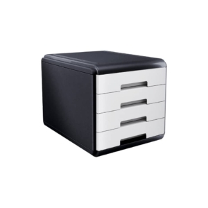 Accessori Da Scrivania Mydesk Arda - Cassettiera 4 cassetti - 29,5x38,5x28,2 cm - Bianco - 18P4Pb