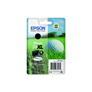Originale Epson Ink-jet C13T34714010 Cartuccia Pallina da golf Durabrite Ultra 34XL - 16,3 ml Nero
