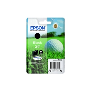 Originale Epson Ink-jet C13T34614010 Cartuccia Pallina da golf Durabrite Ultra 34 - 6,1 ml Nero