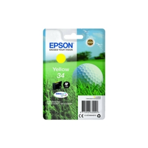 Originale Epson Ink-jet C13T34644010 Cartuccia Pallina da golf Durabrite Ultra 34 - 4,2 ml Giallo