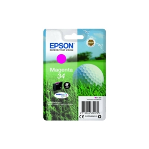 Originale Epson Ink-jet C13T34634010 Cartuccia Pallina da golf Durabrite Ultra 34 - 4,2 ml Magenta