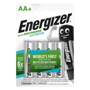 Batterie Ricaricabili Energizer - stilo - AA - 2300 mAh - E300624600 (conf.4)