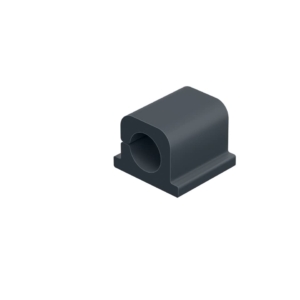 Clip fermacavi adesiva DURABLE CAVOLINE CLIP PRO 1 grafite per 1 cavo - 504237 (conf.6)