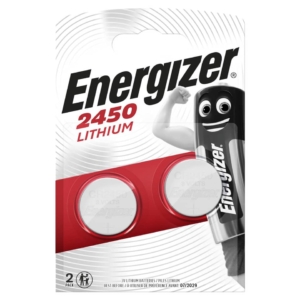 Batterie al litio a bottone ENERGIZER CR2450 - E300830703 (conf.2)