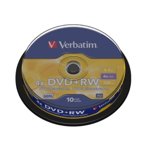 DVD Verbatim - DVD+RW - 4,7 Gb - 4x - Spindle (conf.10)