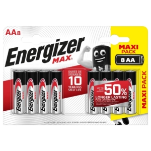 Energizer Alkaline Max AA x 8 - AA - stilo - E300112400 (conf.8)