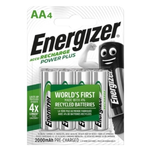 Batterie Ricaricabili Energizer - stilo - AA - 2000 mAh - E300626700 (conf.4)