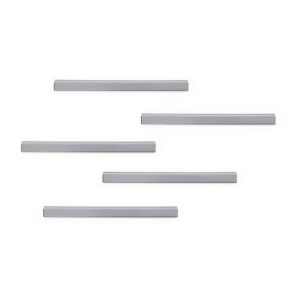 Clip adesive DURABLE DURAFIX® RAIL Argento metallizzato 210x17mm (conf.5)