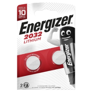 Batterie al litio a bottone ENERGIZER CR2032 - E301021403 (conf.2)