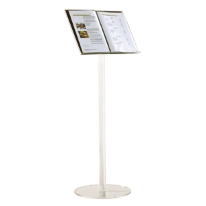 Leggio da terra Trasparente in acrilico Tecnostyl - A4 - 22x38x108 cm - MB060