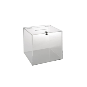 Teca in acrilico con serratura Tecnostyl - 25x25x25 cm - Trasparente - ACR603