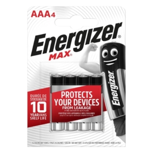 Batterie ENERGIZER Max AAA - E300816100 (conf.4)