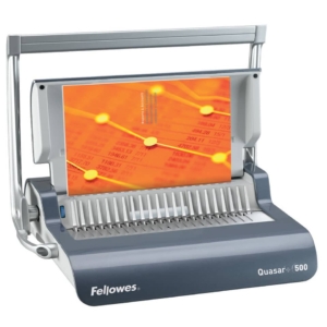 Rilegatrice a Dorso plastico Quasar + 500 Fellowes 5627701