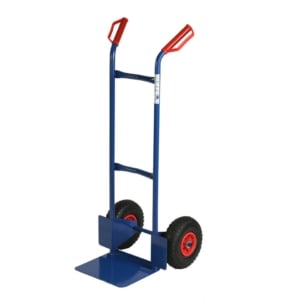 Carrello portacasse con ruote pneumatiche RelX - Blu - 117x49x51 cm - 180kg - HT200